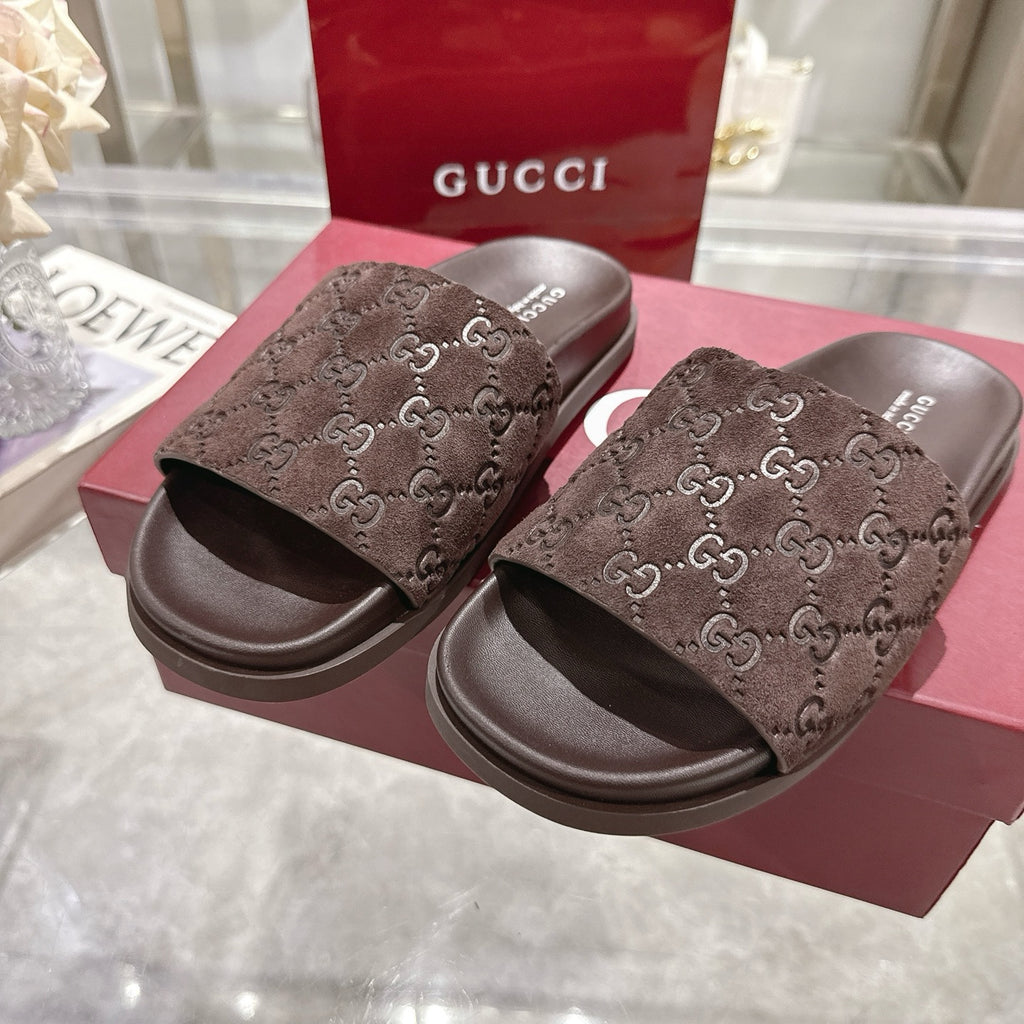 Classic H Slide Sandals – Leather Flat Slides