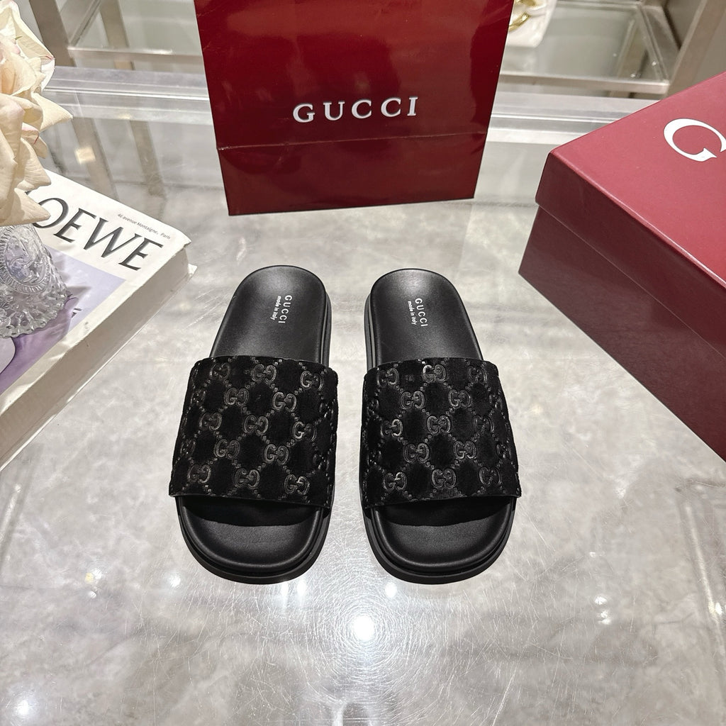 Classic H Slide Sandals – Leather Flat Slides