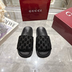 Classic H Slide Sandals – Leather Flat Slides