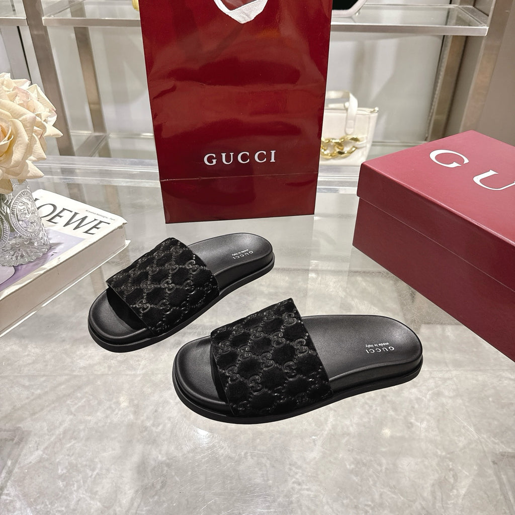 Classic H Slide Sandals – Leather Flat Slides