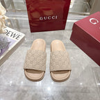 Classic H Slide Sandals – Leather Flat Slides