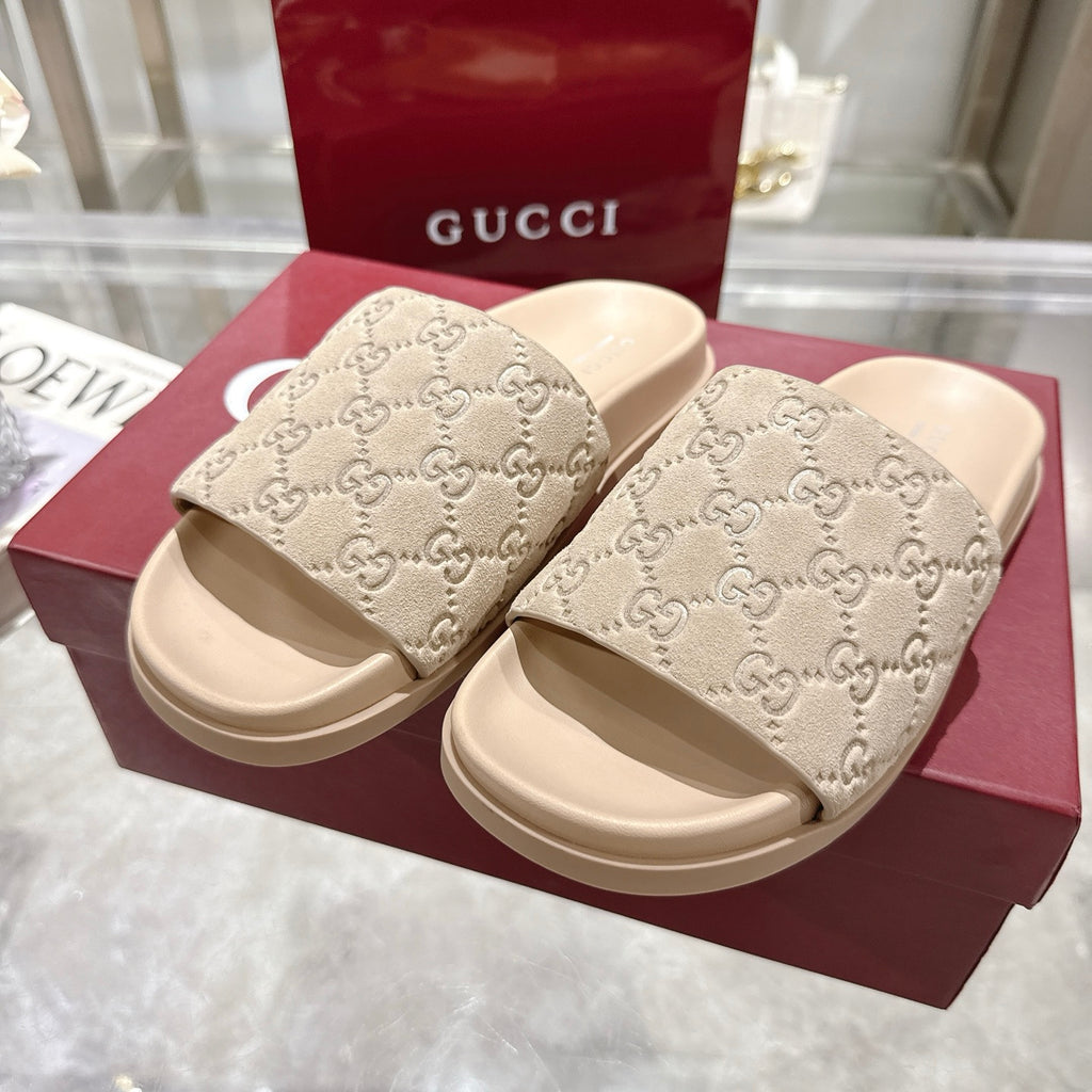 Classic H Slide Sandals – Leather Flat Slides