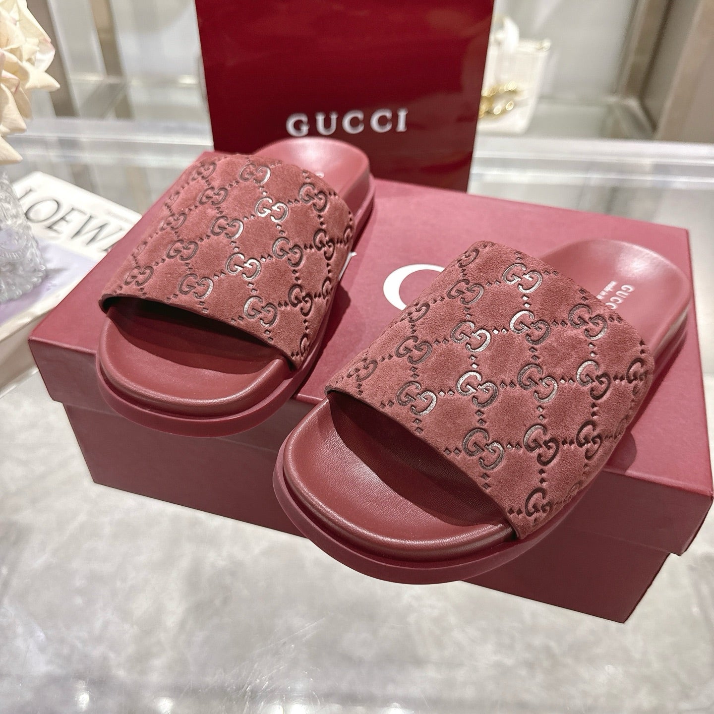 Classic H Slide Sandals – Leather Flat Slides