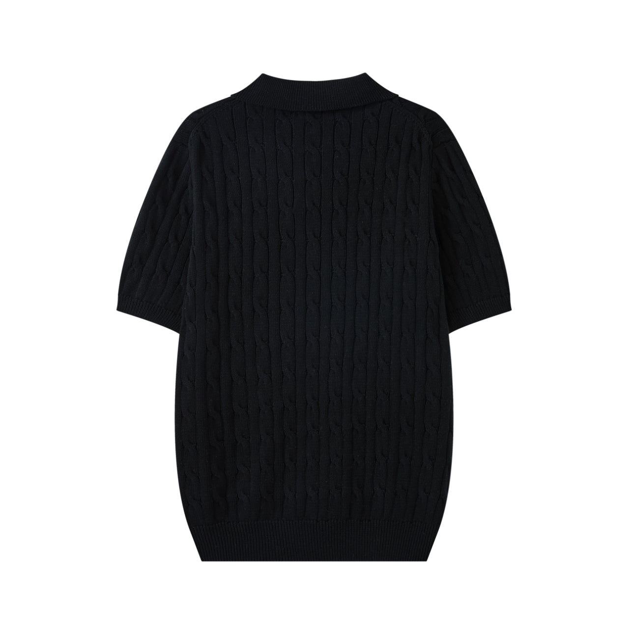 Cable Knit Embroidered P T-Shirt