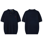 Cable Knit Embroidered P T-Shirt