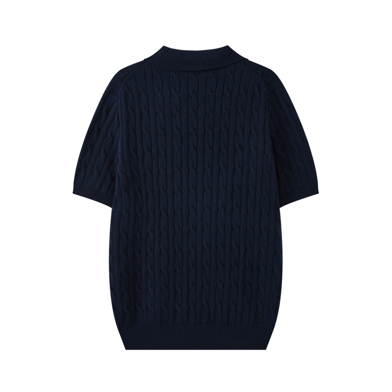 Cable Knit Embroidered P T-Shirt