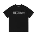 Distressed Logo Cotton T-Shirt