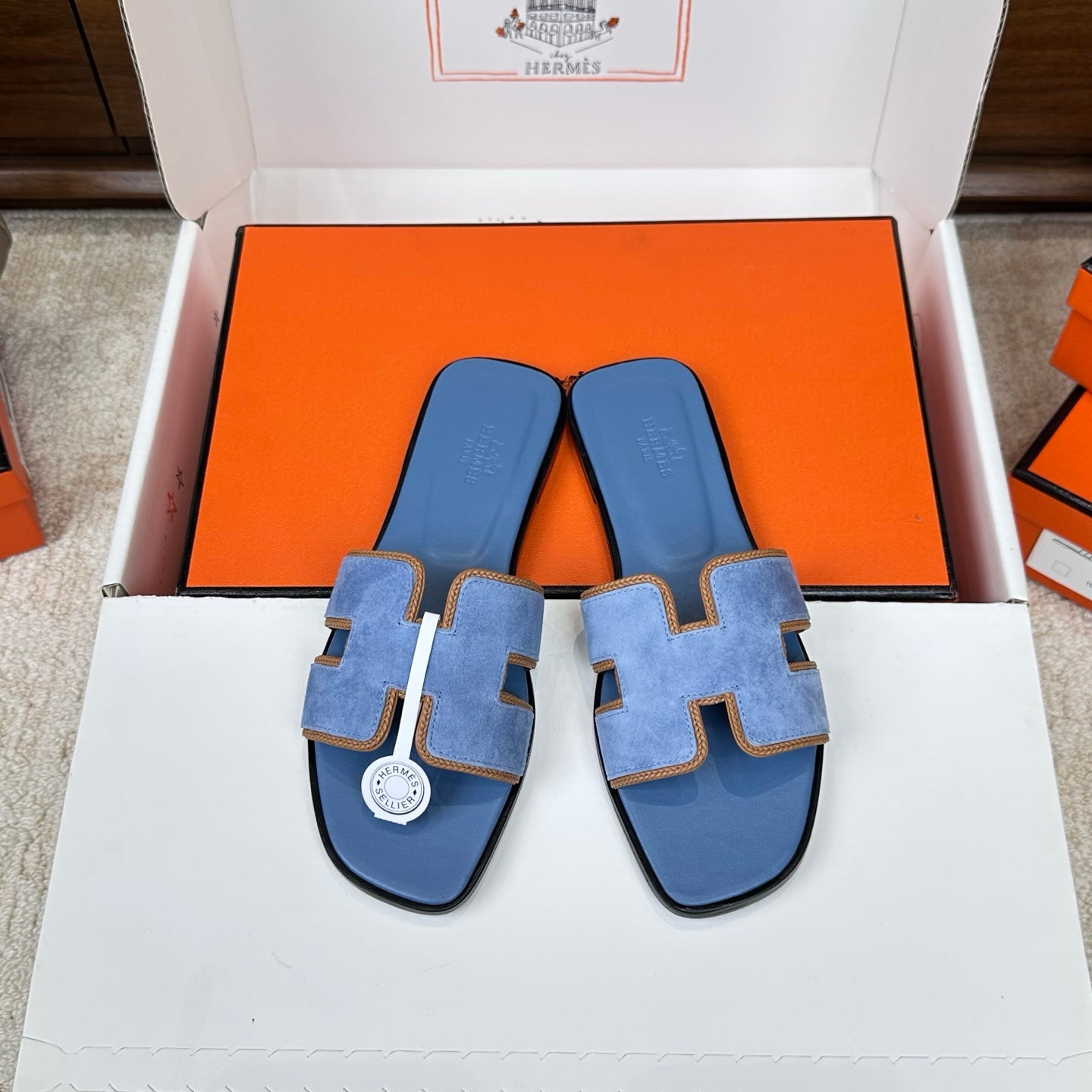 Oran Style Slide Sandals | Velvet Flat Summer Slippers