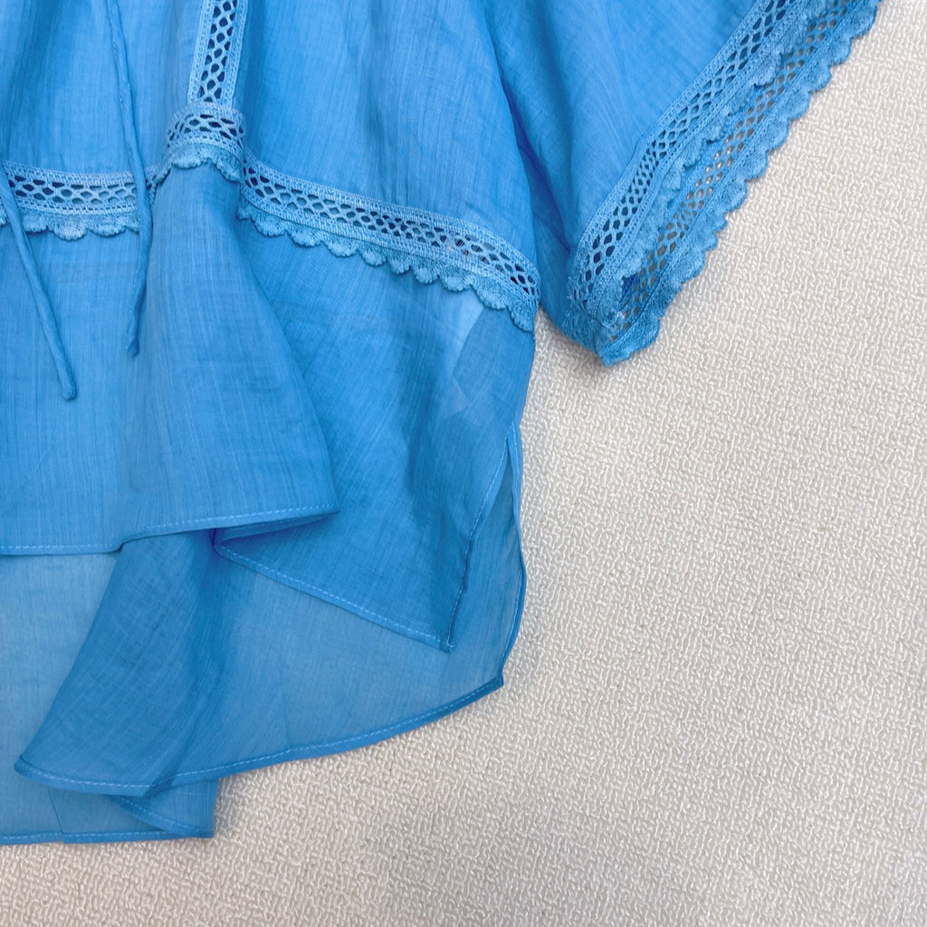 French Embroidered Linen Blouse | Lightweight Summer Shirt