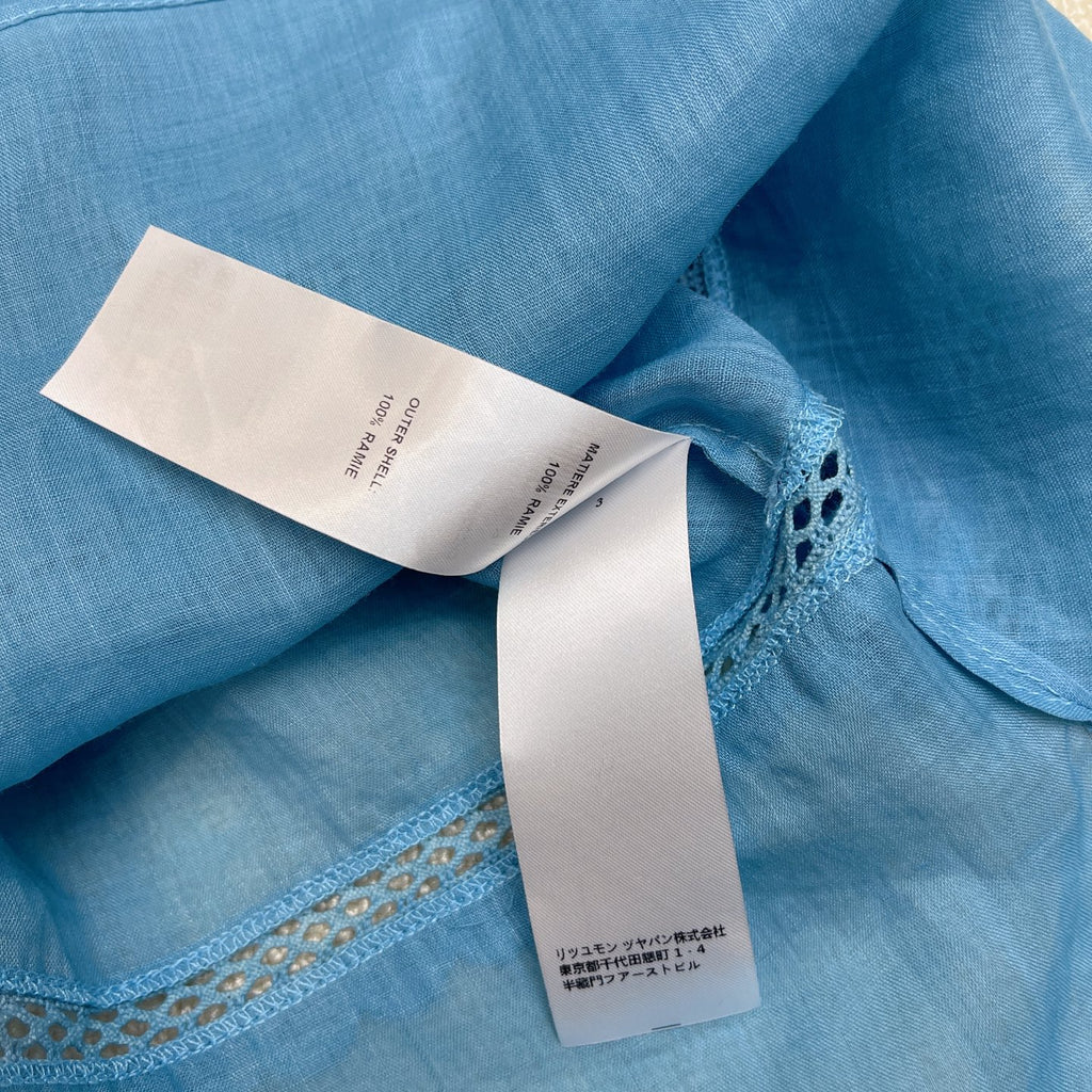 French Embroidered Linen Blouse | Lightweight Summer Shirt