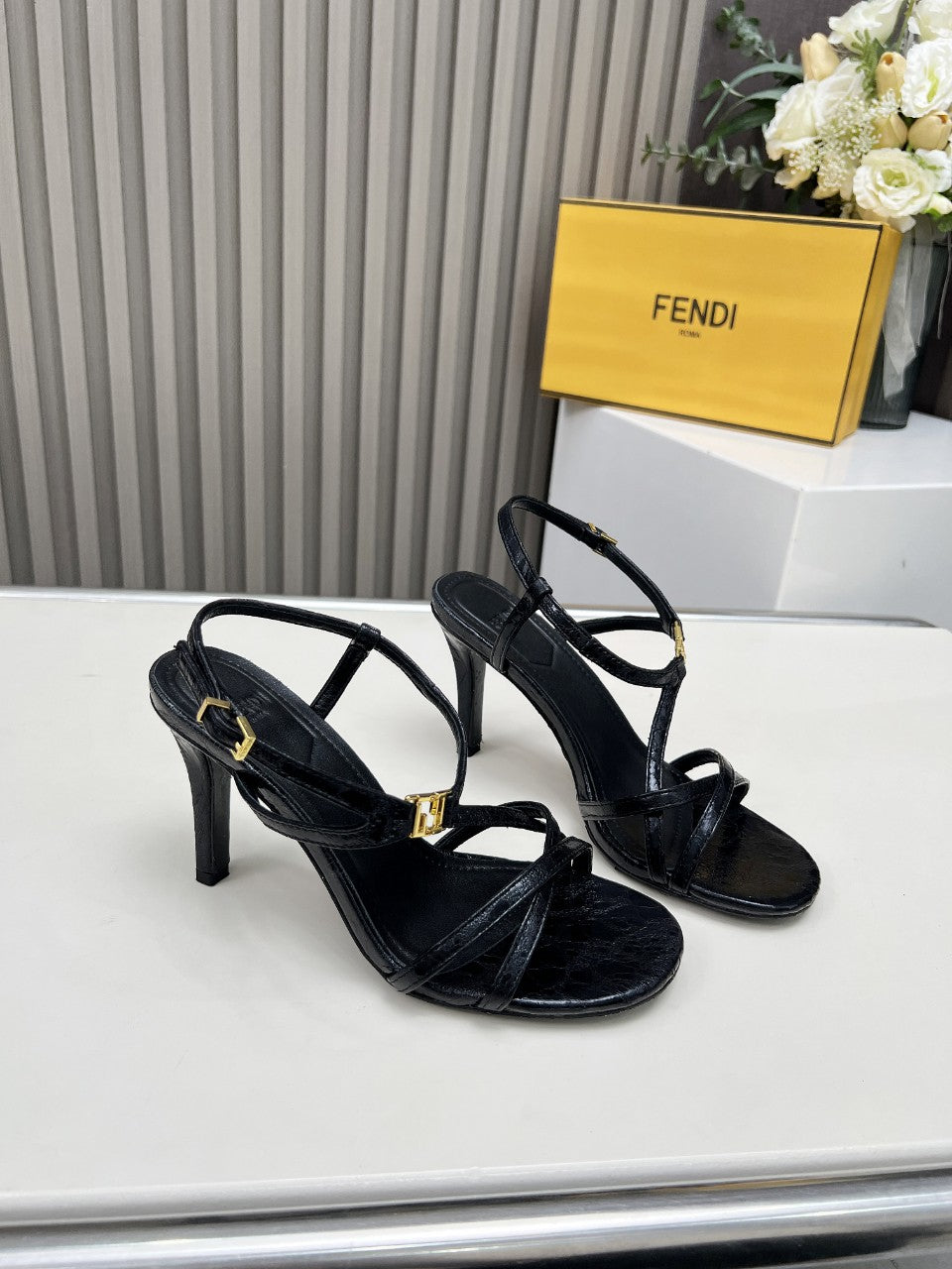Monogram Leather Heels | Premium Lambskin Lined Ballet Shoes