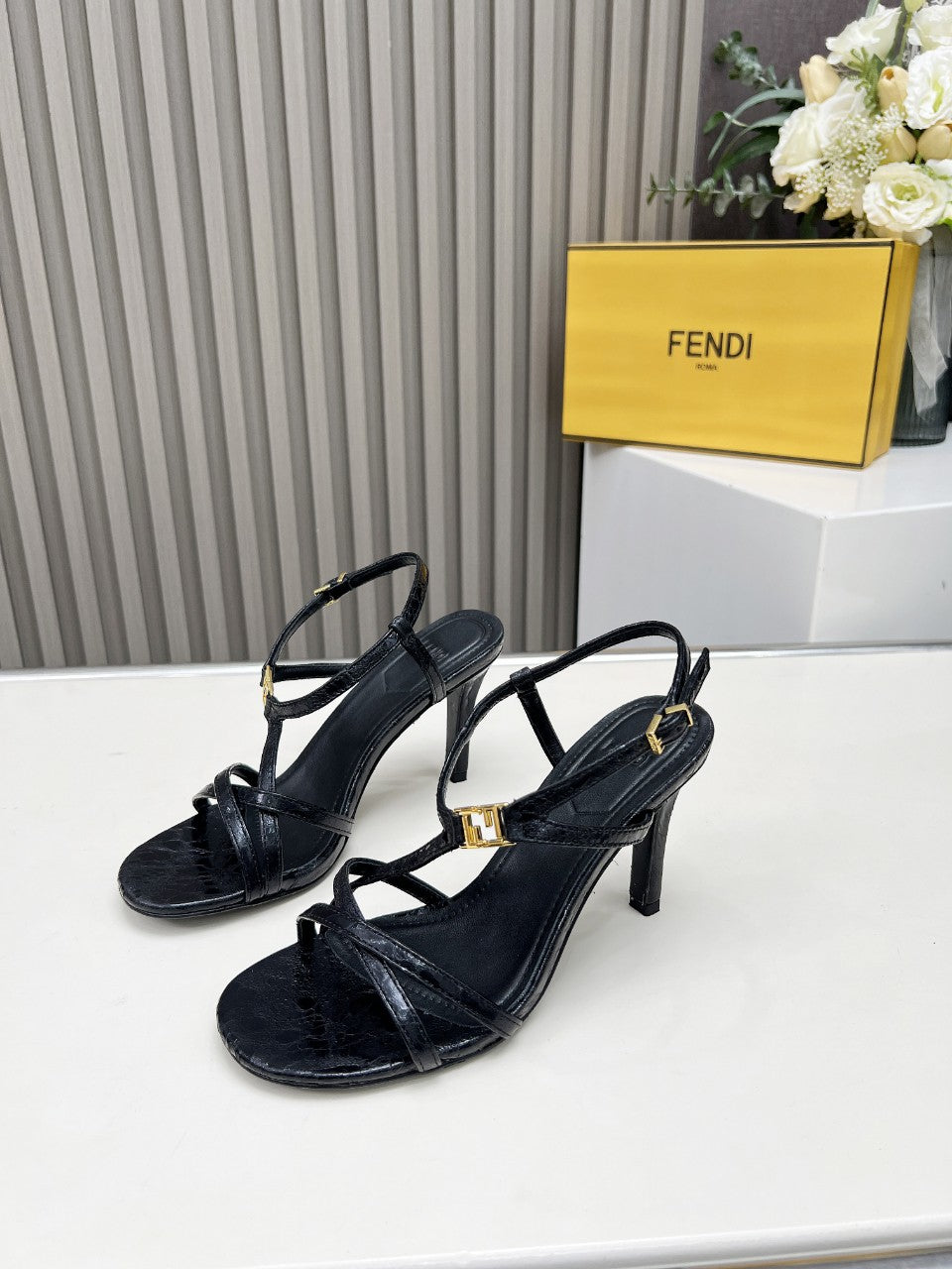 Monogram Leather Heels | Premium Lambskin Lined Ballet Shoes