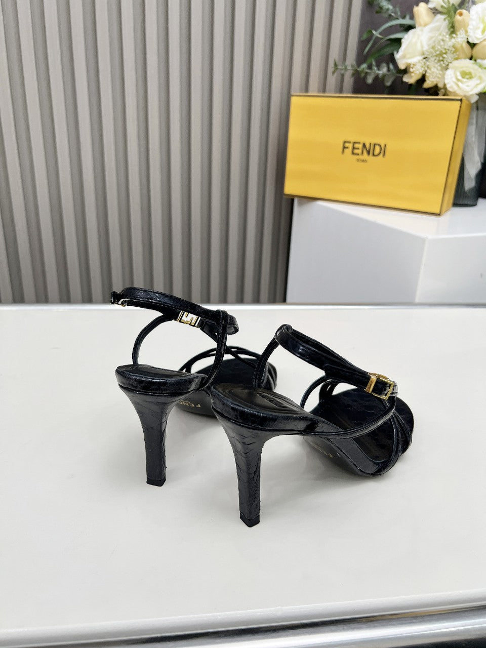 Monogram Leather Heels | Premium Lambskin Lined Ballet Shoes