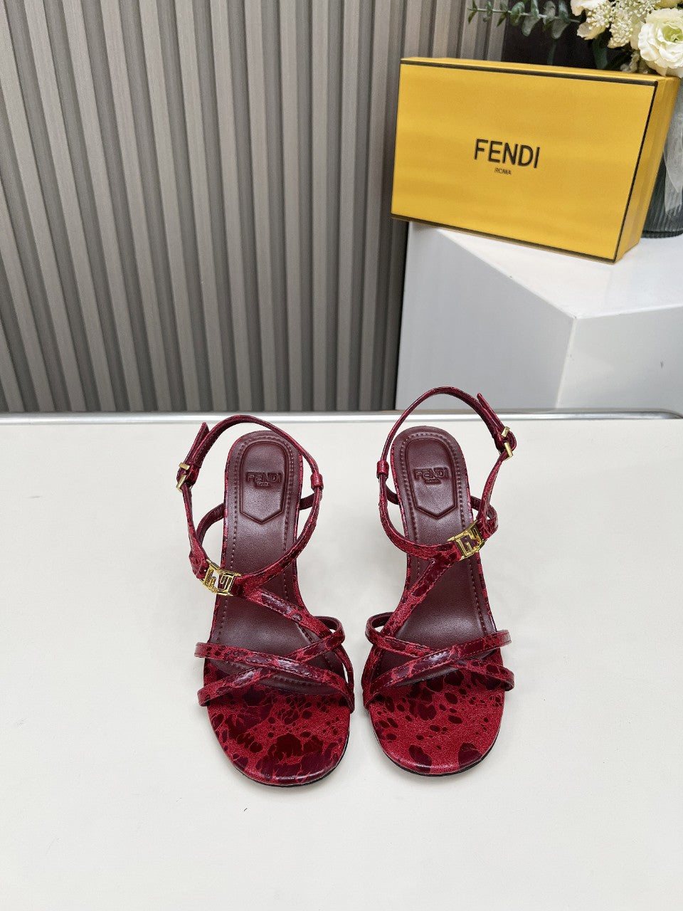 Monogram Leather Heels | Premium Lambskin Lined Ballet Shoes