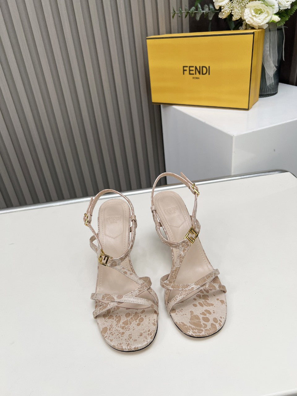 Monogram Leather Heels | Premium Lambskin Lined Ballet Shoes
