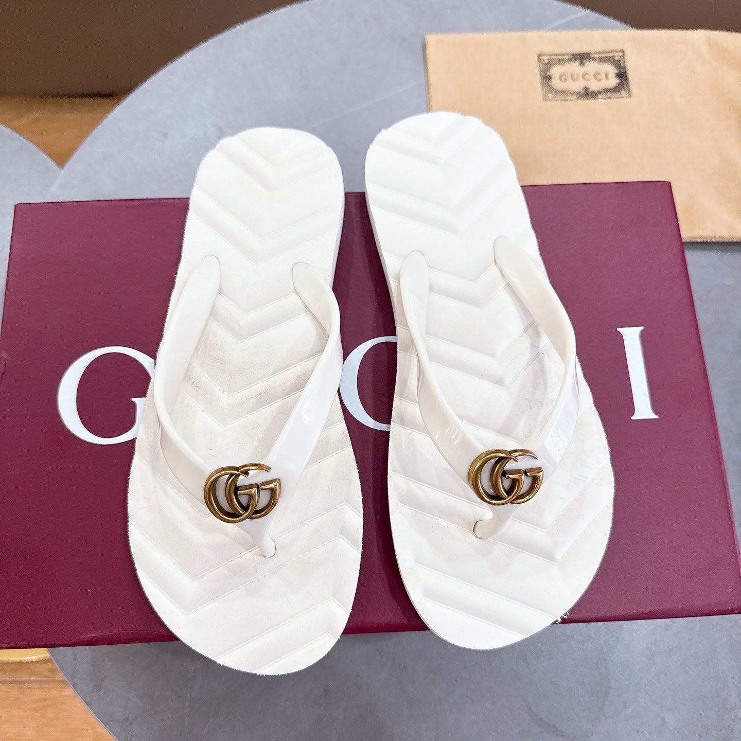 Double Buckle Flat Flip Flops | Luxury-Inspired Summer Slides