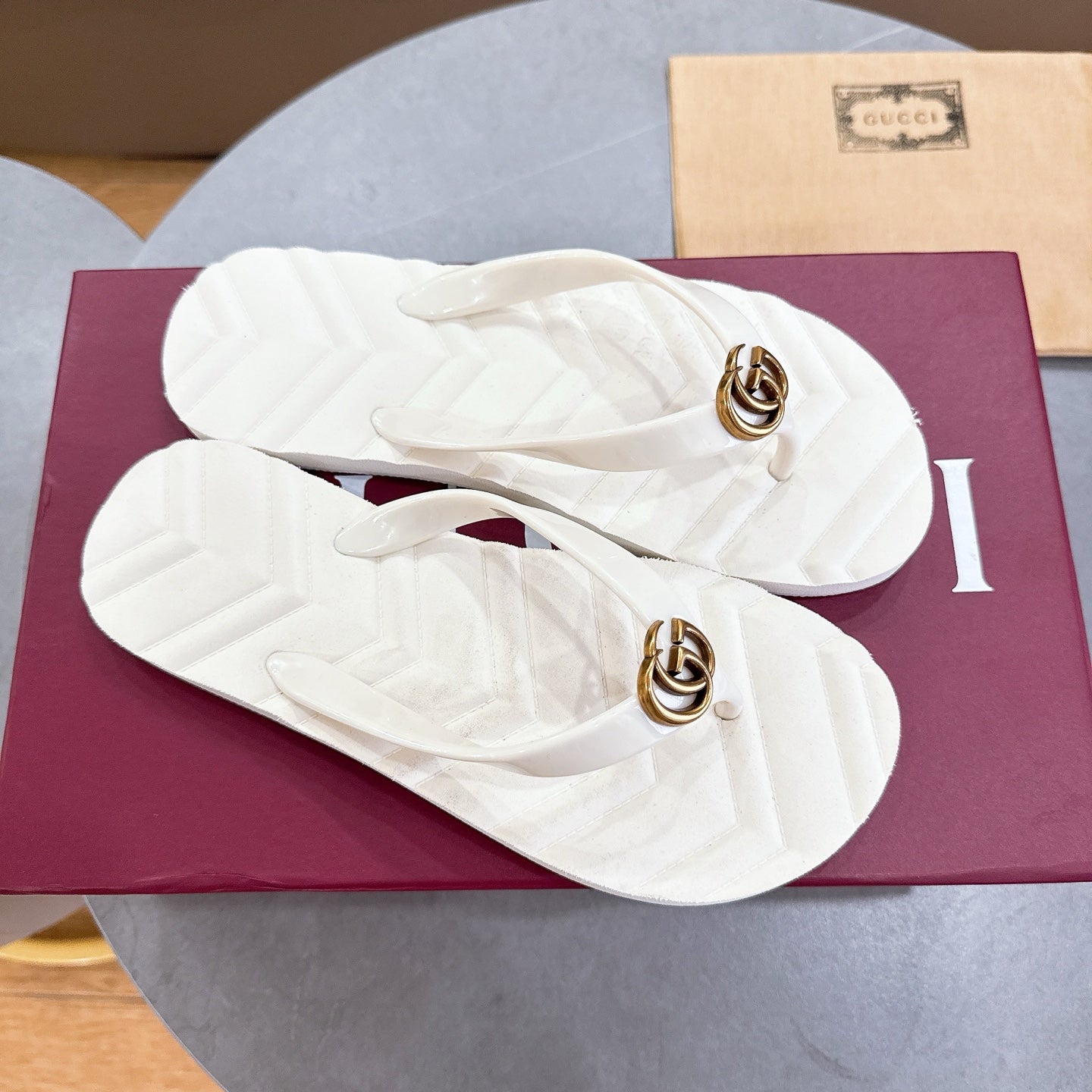 Double Buckle Flat Flip Flops | Luxury-Inspired Summer Slides