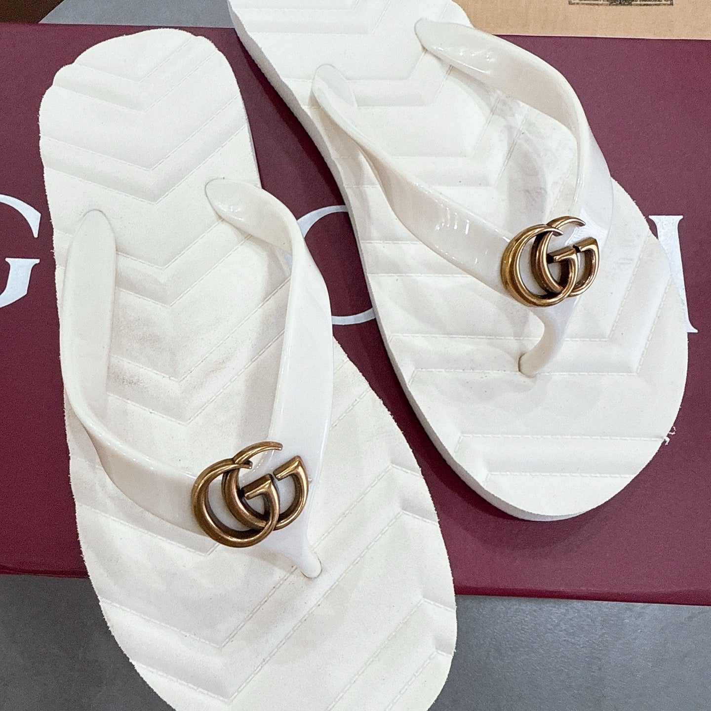 Double Buckle Flat Flip Flops | Luxury-Inspired Summer Slides