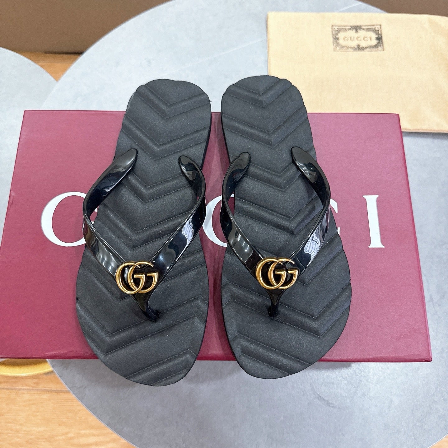 Double Buckle Flat Flip Flops | Luxury-Inspired Summer Slides