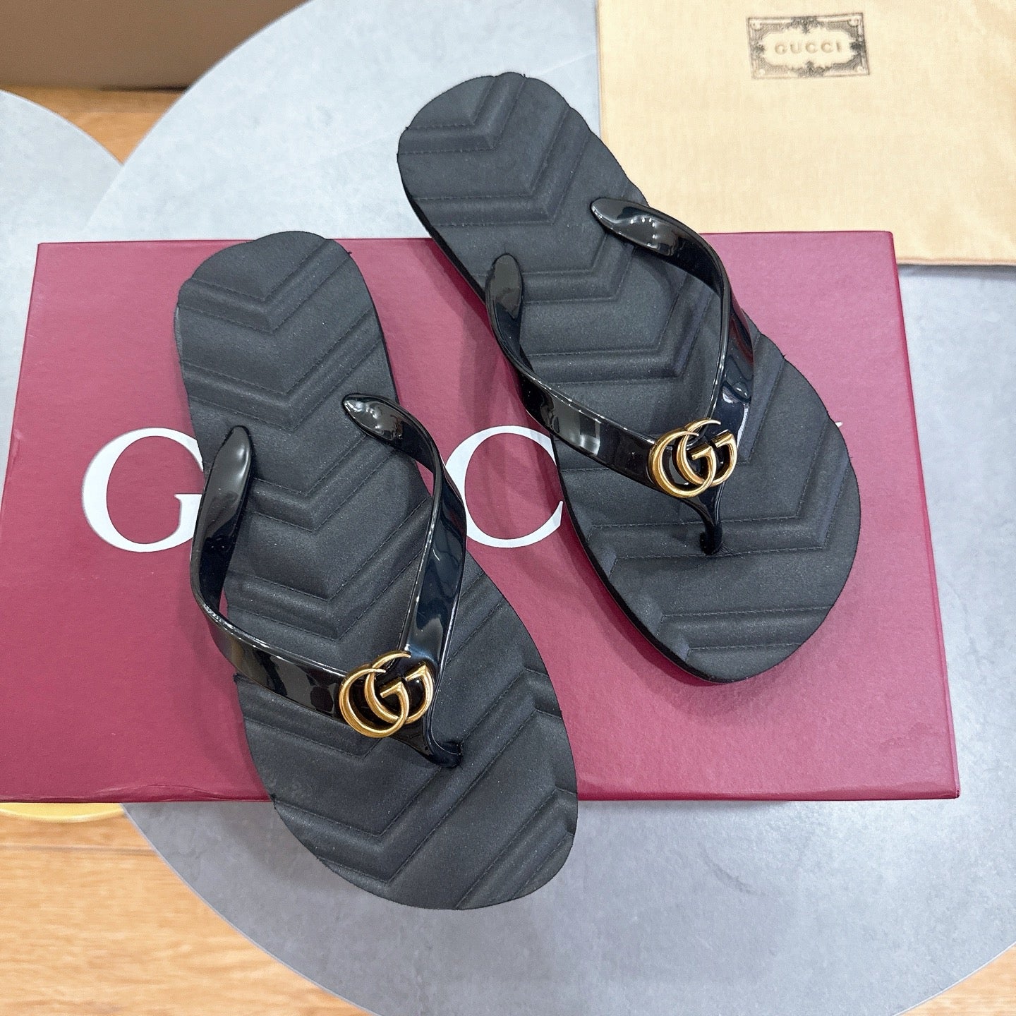 Double Buckle Flat Flip Flops | Luxury-Inspired Summer Slides