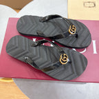 Double Buckle Flat Flip Flops | Luxury-Inspired Summer Slides