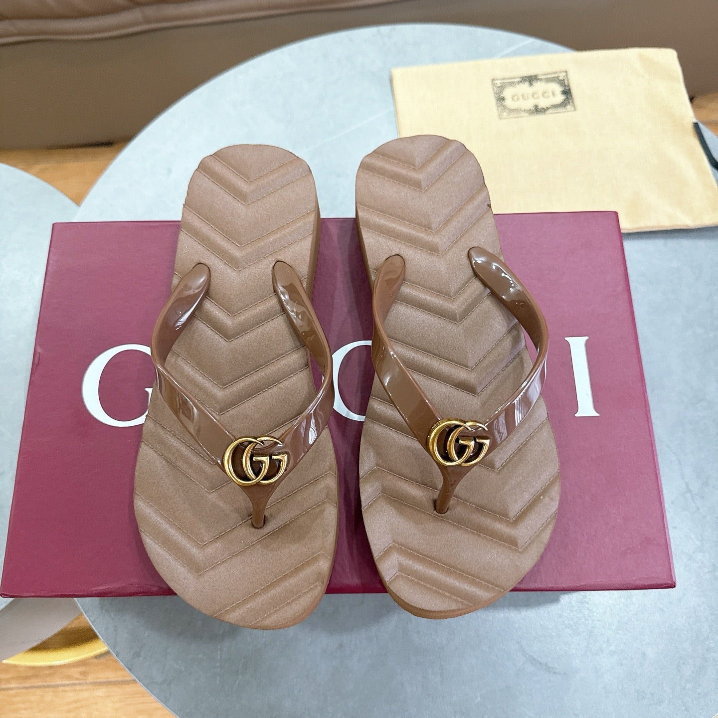Double Buckle Flat Flip Flops | Luxury-Inspired Summer Slides