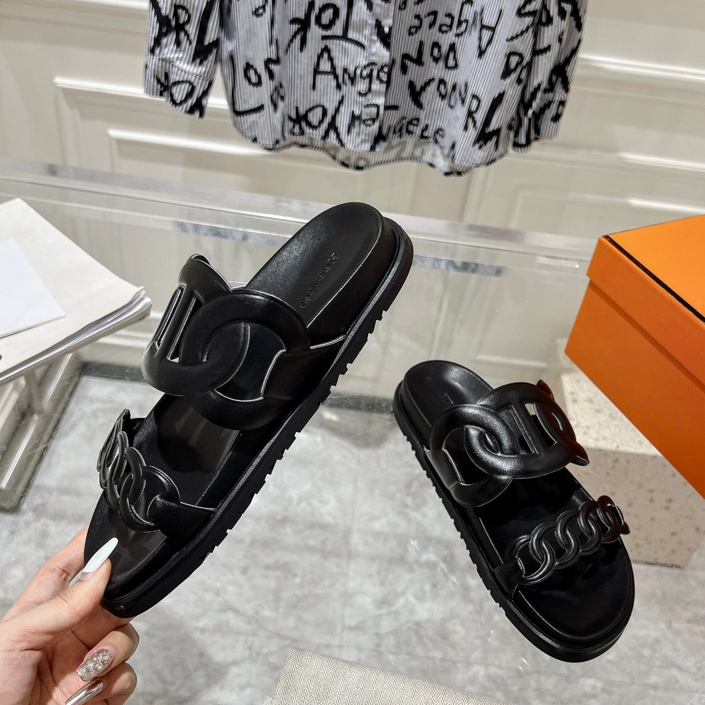 Ergonomic Slide Sandals