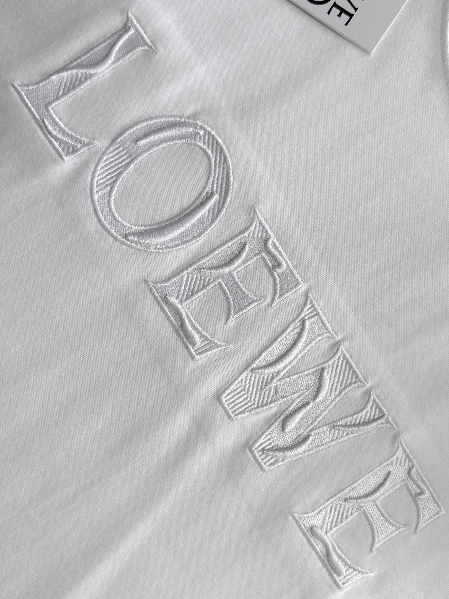 2025 Unisex High-Density Cotton Embroidered T-Shirt