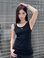 2025 Women’s Ribbed Cotton Logo Tank Top
