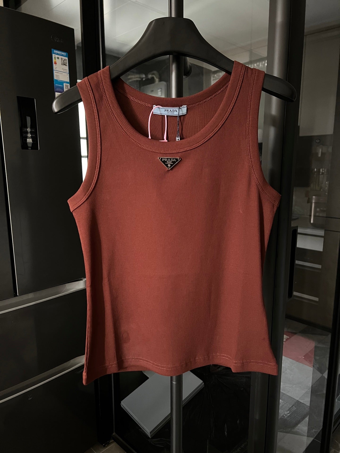 2025 Women’s Ribbed Cotton Logo Tank Top