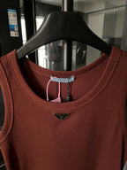 2025 Women’s Ribbed Cotton Logo Tank Top