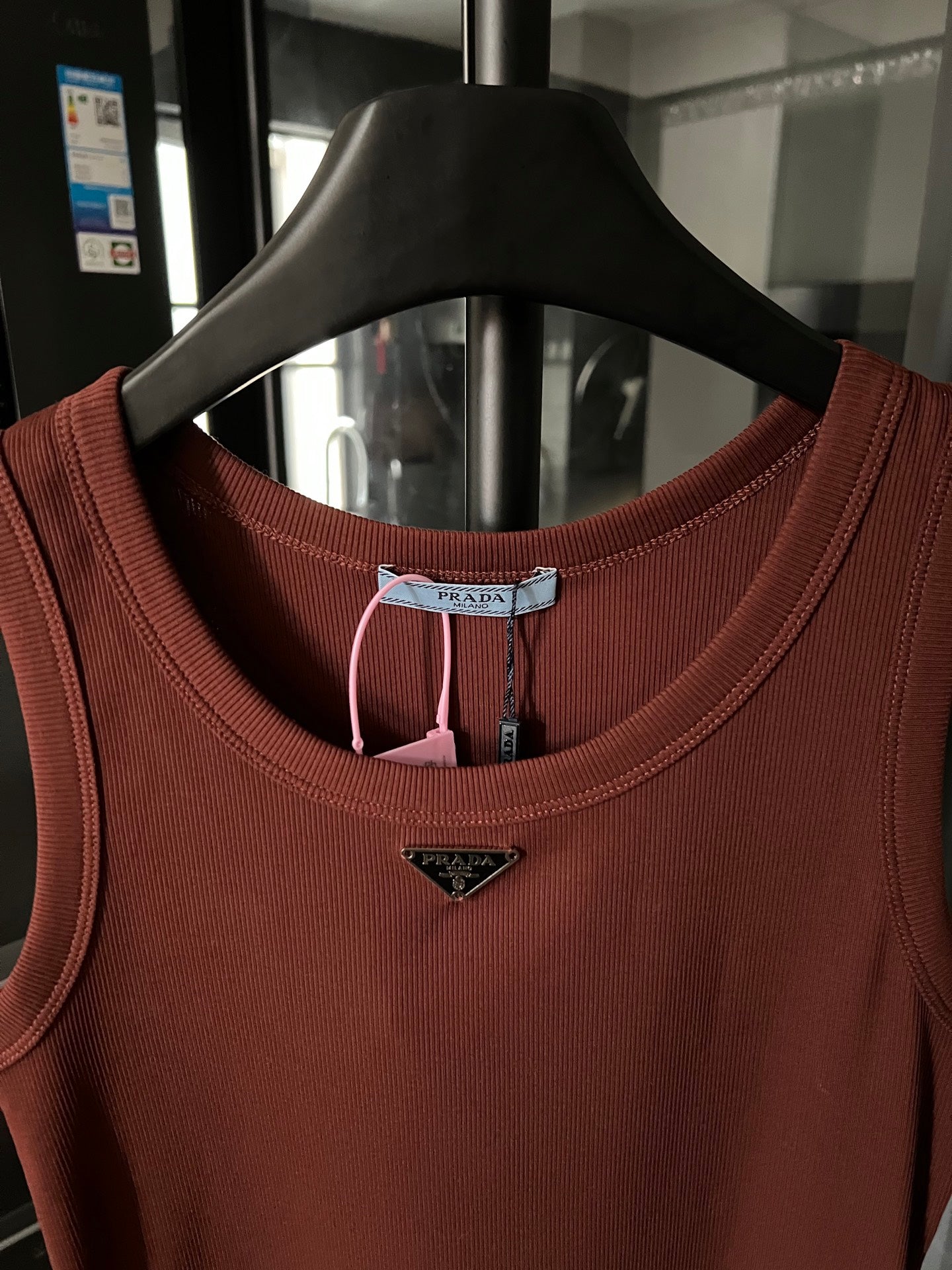 2025 Women’s Ribbed Cotton Logo Tank Top