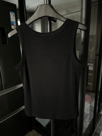 2025 Women’s Ribbed Cotton Embroidered Tank