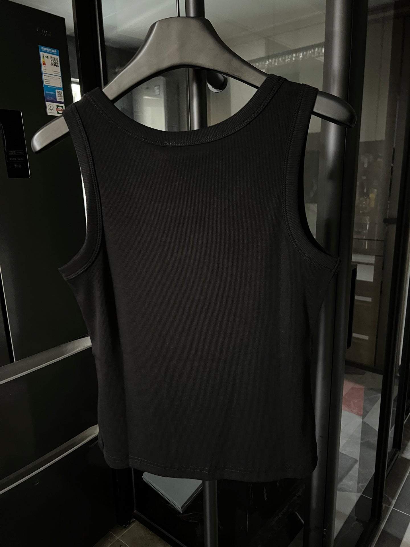 2025 Women’s Ribbed Cotton Embroidered Tank