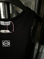 2025 Women’s Ribbed Cotton Embroidered Tank