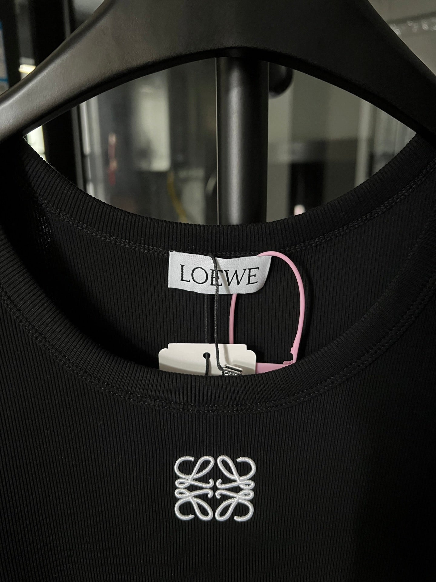 2025 Women’s Ribbed Cotton Embroidered Tank