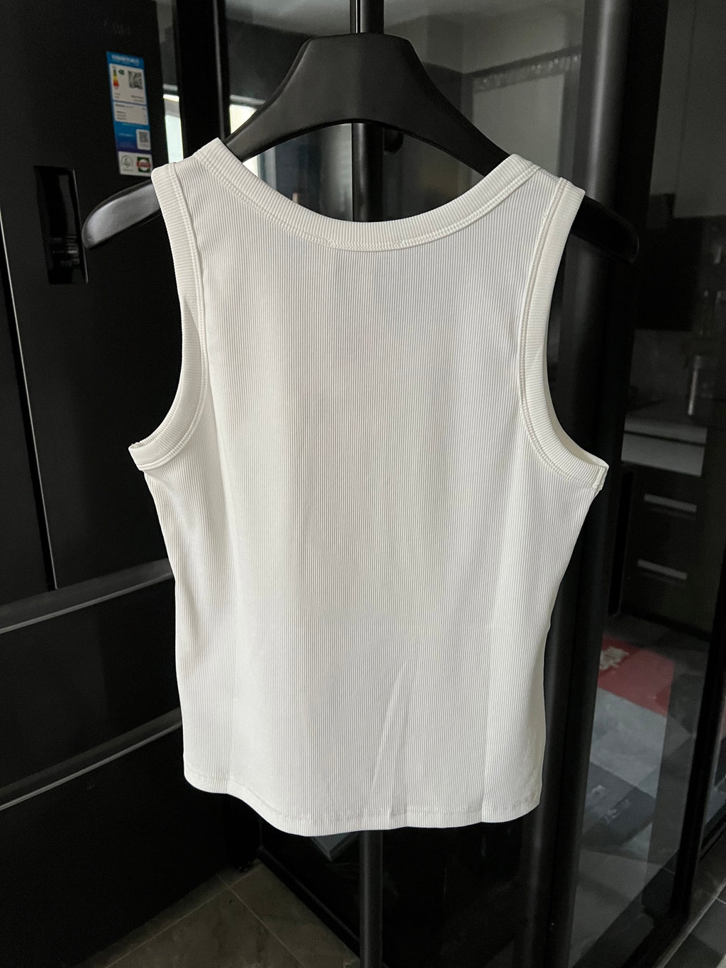 2025 Women’s Ribbed Cotton Embroidered Tank