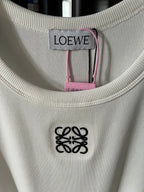 2025 Women’s Ribbed Cotton Embroidered Tank