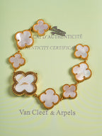 Luxury Clover-Inspired Chain Watch
