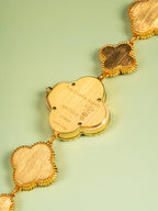 Luxury Clover-Inspired Chain Watch