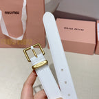 3.0cm Double-Sided Genuine Leather Belt