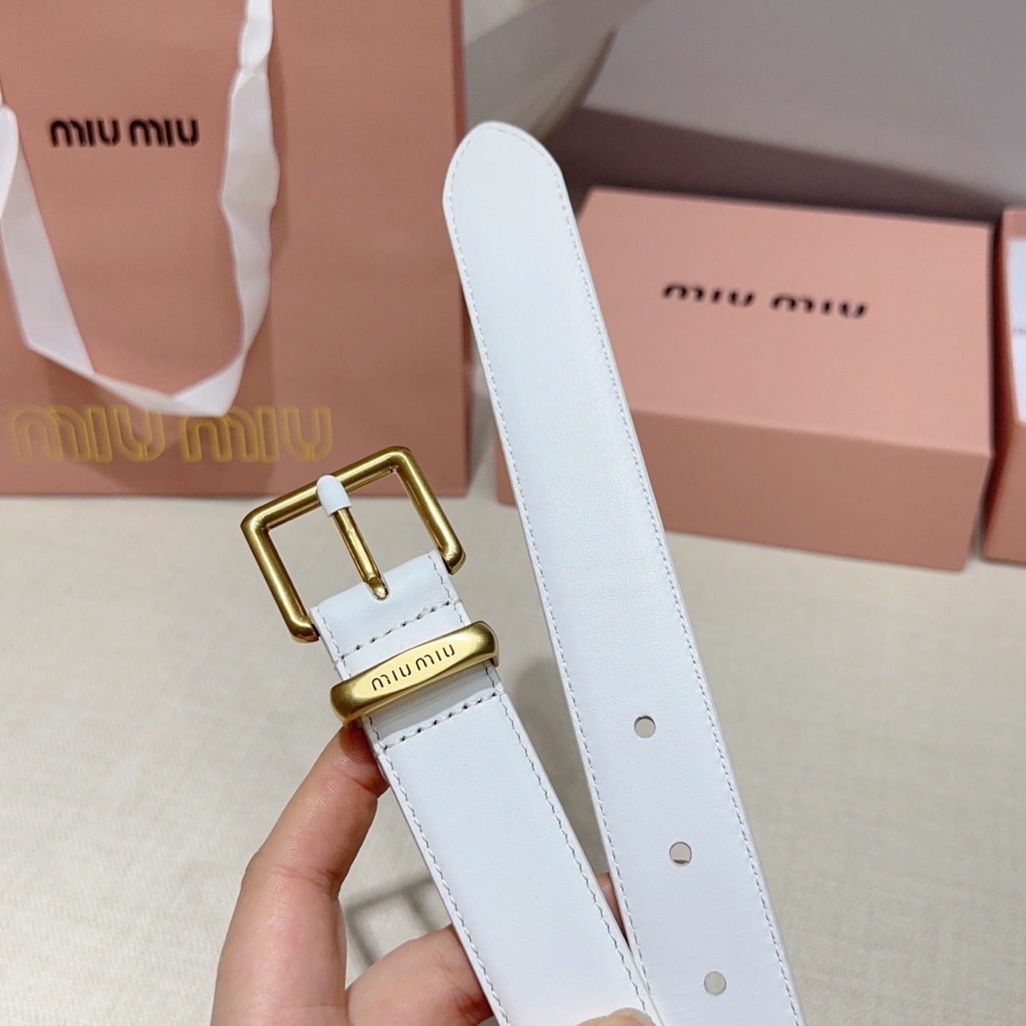 3.0cm Double-Sided Genuine Leather Belt