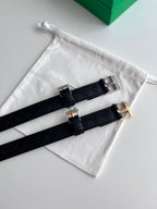 2025 New Woven Leather Belt — Small Grid Hand-Weave Design