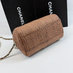 Raffia Bowling Bag | Woven Summer Shoulder Bag