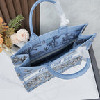 D Book Tote ( Beige Coconut Tree )