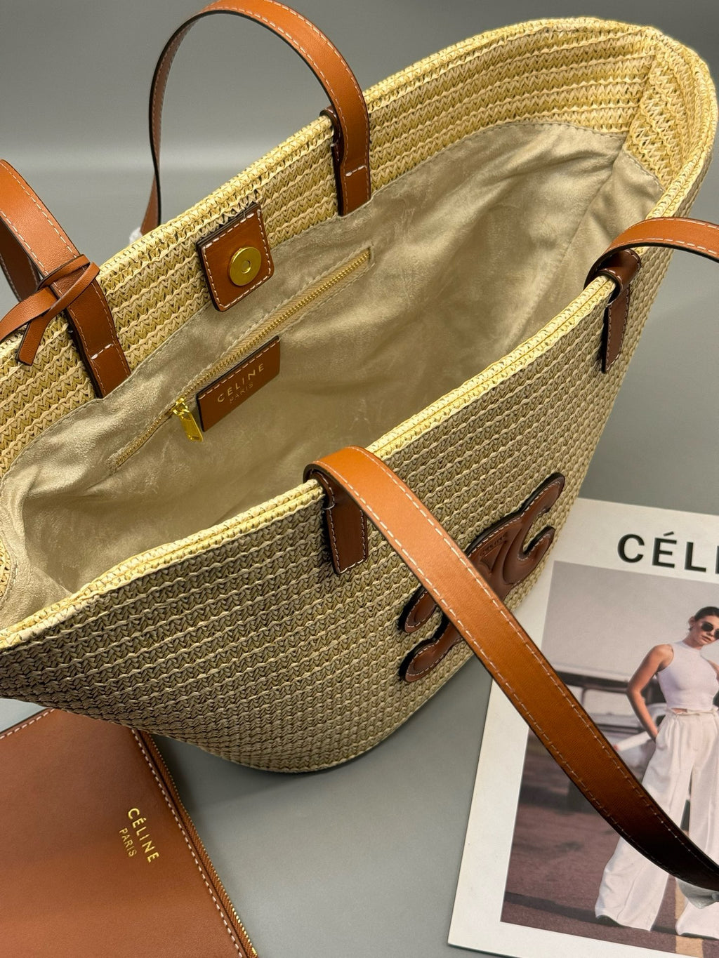Raffia Handwoven Mini Tote Bag | Moroccan Craft