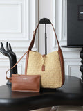 LE 5A7 Raffia Bucket Bag – (Premium Quality )