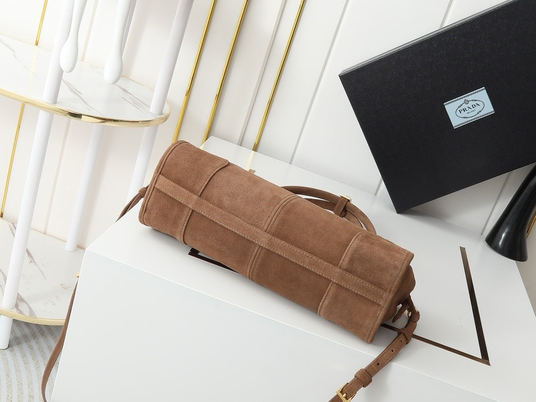 New Release P : 2024 LuxSoft Suede Small Handbag