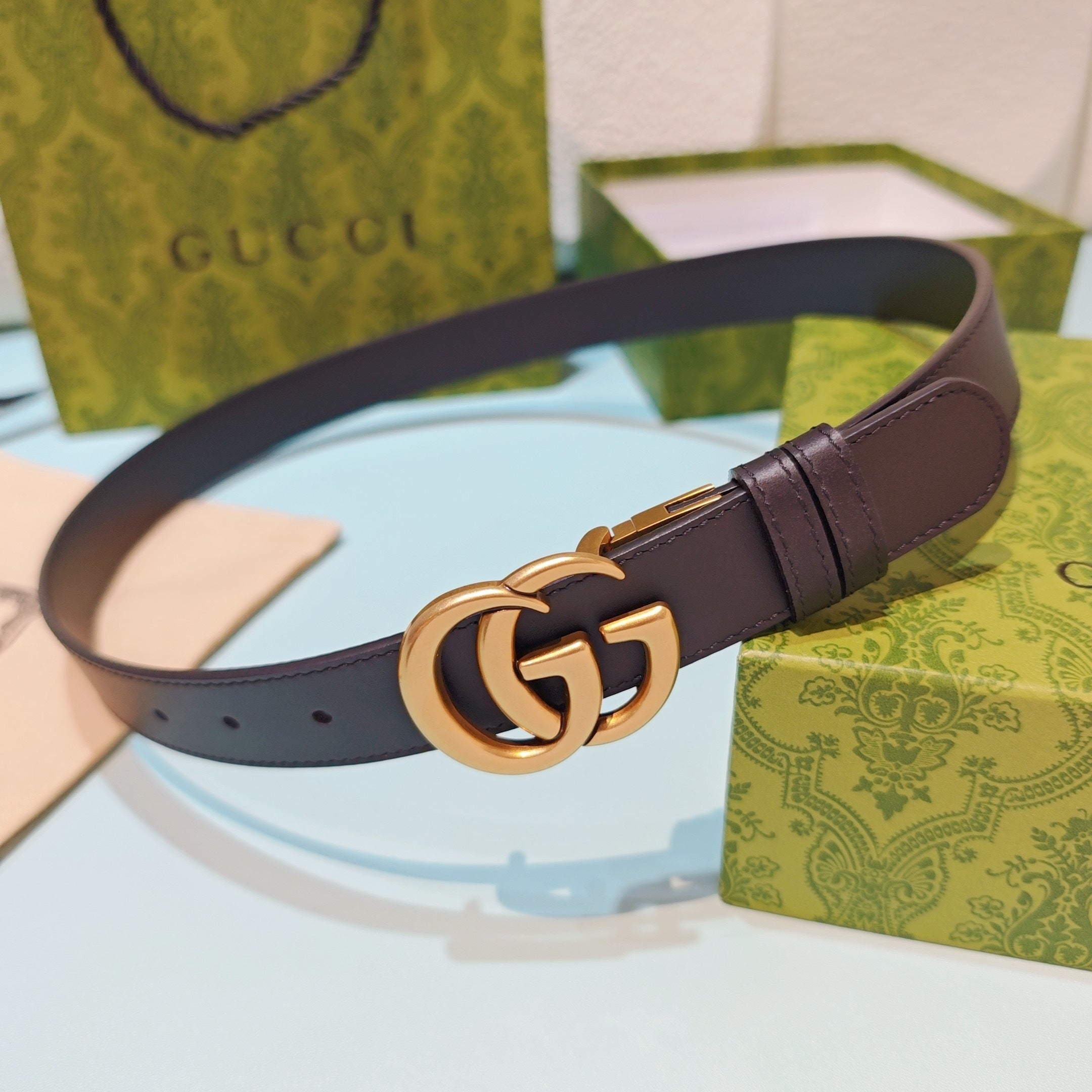 3.0cm Double-Sided Leather Belt
