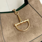 Maxi Suede Shoulder Bag :  Medium